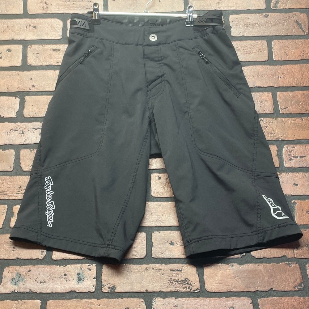 Troy Lee Designs TLD Men's L Black Mountain Biking Trail Shorts Adjustable Waist